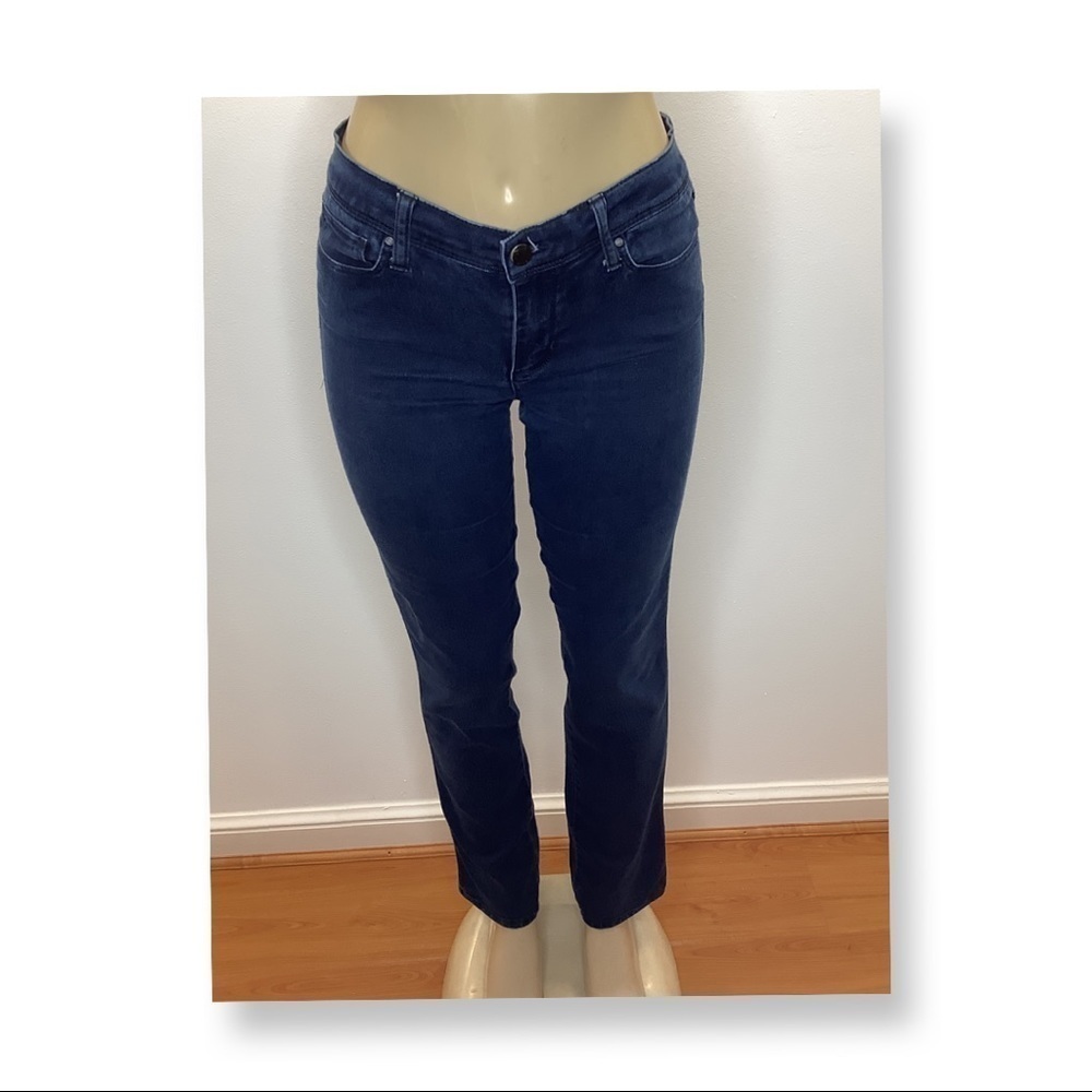 Elle Size 6 Dark Blue Denim Straight Leg Jeans. Preloved